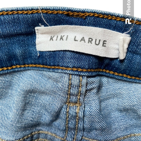 Kiki Larue Denim Distressed jean short Size 1X - Picture 2 of 6